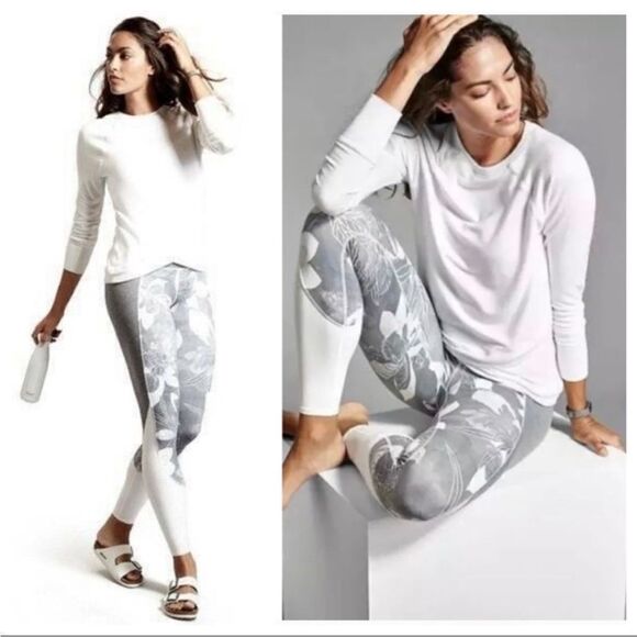 Athleta Tropical Flow High Rise Chaturanga Leggings - Picture 1 of 9
